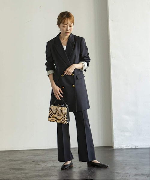 NOBLE ノーブル ピークド ロングジャケット 金ボタン 紺ブレザー 38 Noble（ノーブル）の「ピークドロングジャケット2◇（）」 - WEAR