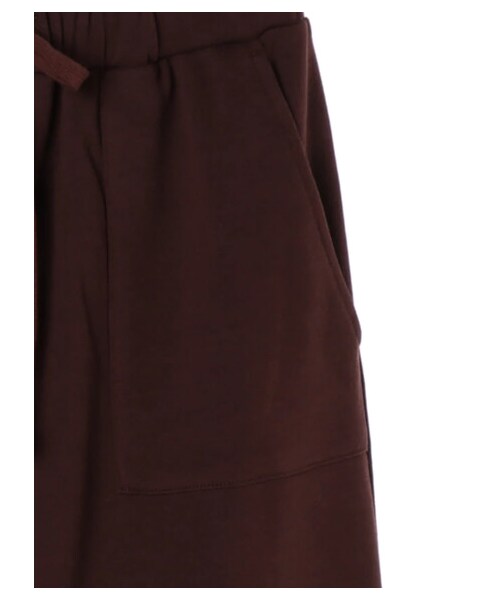 Green　Parks（グリーンパークス）の「裏毛タイトスカート（スカート・ブラック/ベージュ/ブラウン・F）」の4枚目の写真