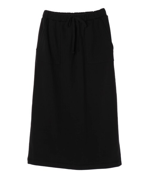 Green　Parks（グリーンパークス）の「裏毛タイトスカート（スカート・ブラック/ベージュ/ブラウン・F）」の14枚目の写真