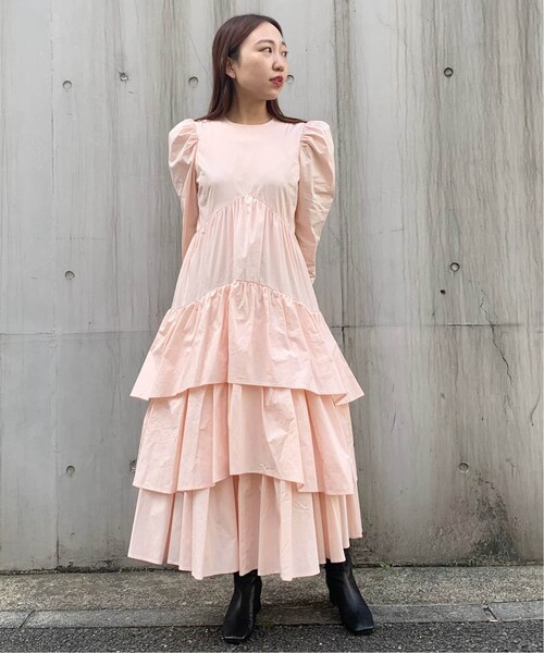 Charles Chaton(シャルルシャトン)の「ティアードロングドレス(その他・ピンク/34/36)」の3枚目の写真