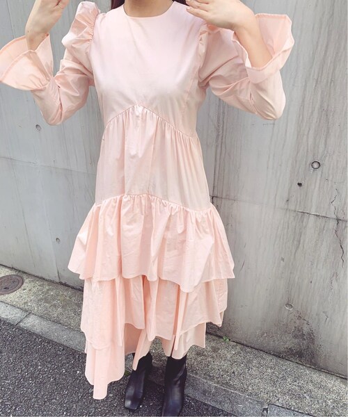 Charles Chaton(シャルルシャトン)の「ティアードロングドレス(その他・ピンク/34/36)」の1枚目の写真