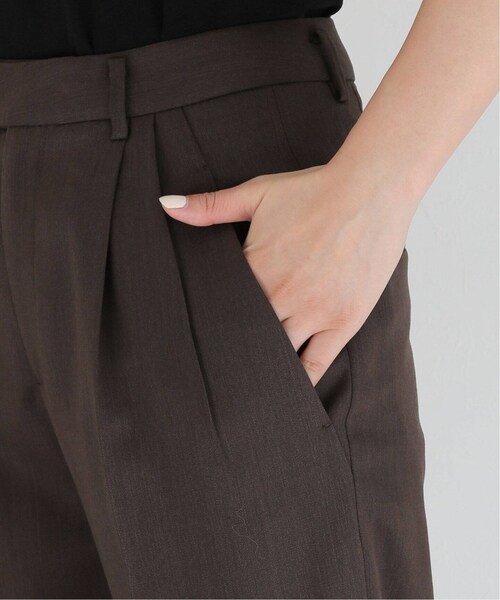VERMEIL par iena　ウォッシャブルウールタックパンツ VERMEIL par iena（ヴェルメイユパーイエナ）の「ウォッシャブル
