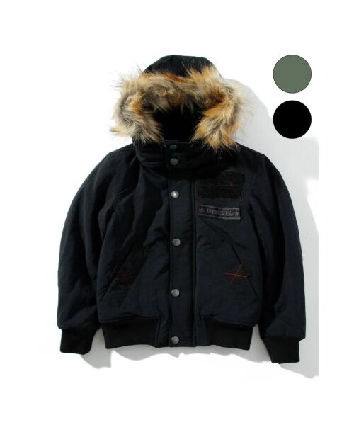 DIESEL ディーゼル ボアジャケット アウター 楽天市場】ボア ジャケット（ブランドディーゼル）（コート
