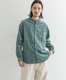 URBAN RESEARCH（アーバンリサーチ）の「ライトウェイトコーデュロイバンドカラーシャツ（その他・メンズ）」