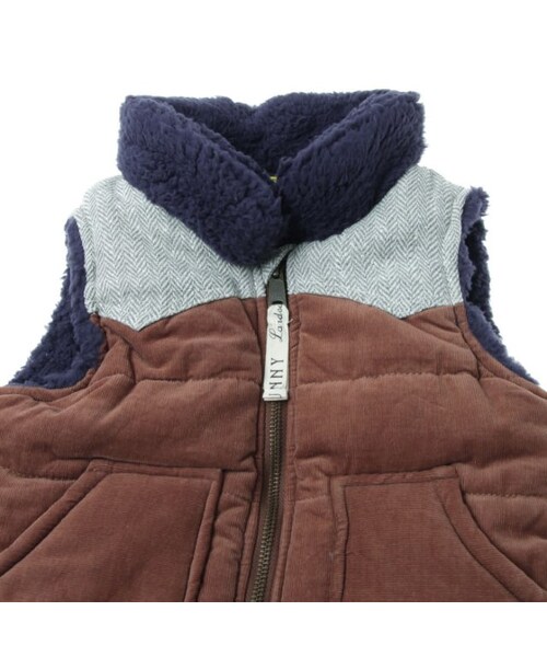 apres les cours(アプレレクール)の「BOY中綿ベスト(トップス・キッズ・ブラウン/レッド・80/90/95/100/110/120/130/140)」の7枚目の写真