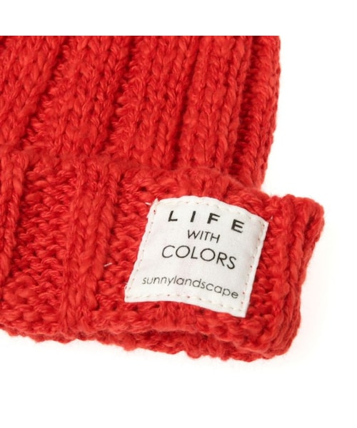 apres les cours（アプレレクール）の「ニットキャップ（帽子・キッズ・ボーダー柄/アイボリー/ネイビーブルー/レッド・48-50/52-54/56-58）」の14枚目の写真