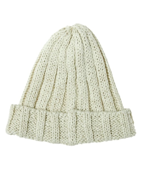 apres les cours（アプレレクール）の「ニットキャップ（帽子・キッズ・ボーダー柄/アイボリー/ネイビーブルー/レッド・48-50/52-54/56-58）」の10枚目の写真