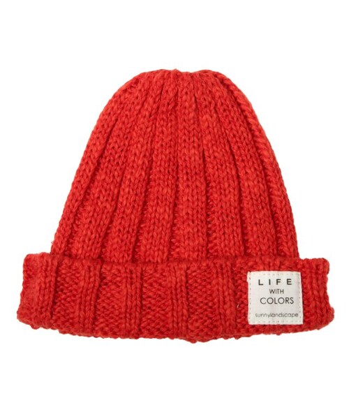 apres les cours（アプレレクール）の「ニットキャップ（帽子・キッズ・ボーダー柄/アイボリー/ネイビーブルー/レッド・48-50/52-54/56-58）」の8枚目の写真