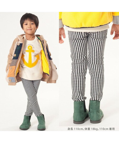 apres les cours(アプレレクール)の「デイリースキニーパンツ(パンツ・キッズ・ベージュ/ブラック/マスタード/ワインレッド・80/90/95/100/110/120/130/140)」の17枚目の写真