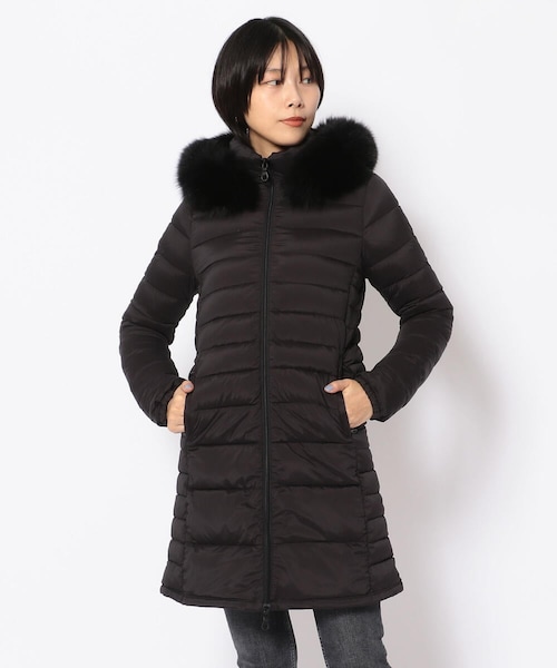 美品【大きいサイズ L】デュベティカ　オチロエトレ　3way　ダウンコート　黒 デュベティカ OCIROETRE / オチロエトレ 38 ブラック