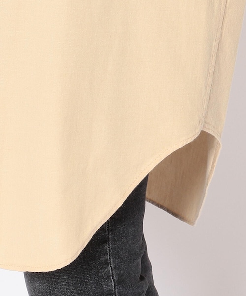 RUMBLE RED（ランブルレッド）の「RUMBLE RED(ランブルレッド) Denim Big Shirts（トップス・BEIGE/BLUE/BORDER・F）」の7枚目の写真