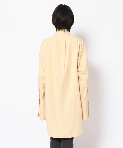 RUMBLE RED（ランブルレッド）の「RUMBLE RED(ランブルレッド) Denim Big Shirts（トップス・BEIGE/BLUE/BORDER・F）」の3枚目の写真