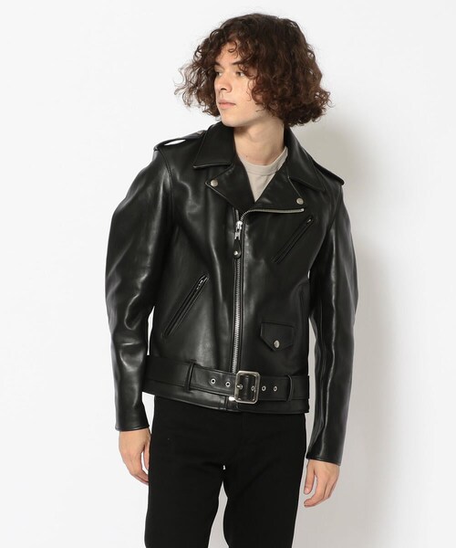 schott(ショット)の「Schott(ショット) 613UST ONESTAR TALL / ワンスター トール(その他・メンズ・BLACK・34/36/38/40/42)」の2枚目の写真