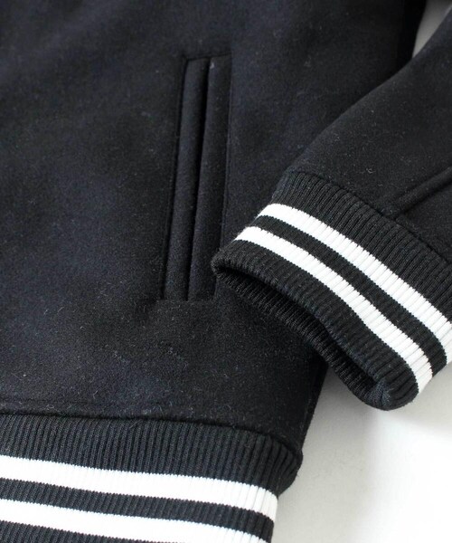 AVIREX（アヴィレックス）の「【直営店限定】スタジアムジャケット/STADIUM JACKET AVX（ジャケット/アウター・メンズ・BLACK・M, L）」の7枚目の写真