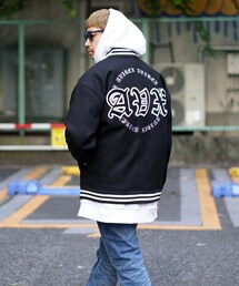 AVIREX | 【直営店限定】スタジアムジャケット/STADIUM JACKET AVX(ジャケット/アウター)