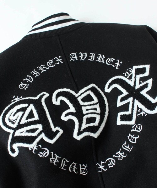 AVIREX（アヴィレックス）の「【直営店限定】スタジアムジャケット/STADIUM JACKET AVX（ジャケット/アウター・メンズ・BLACK・M, L）」の10枚目の写真