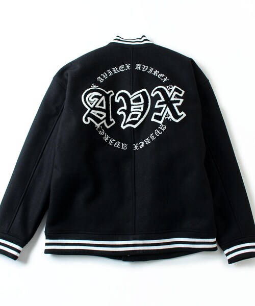 AVIREX（アヴィレックス）の「【直営店限定】スタジアムジャケット/STADIUM JACKET AVX（ジャケット/アウター・メンズ・BLACK・M, L）」の9枚目の写真