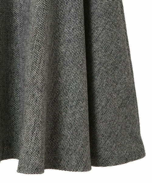 31 Sons de mode（トランテアン　ソン　ドゥ　モード）の「ネップツイードジャンスカ《予約アイテム》（ワンピース/ドレス・レディース・ブラック/ブラウン・36/38）」の12枚目の写真