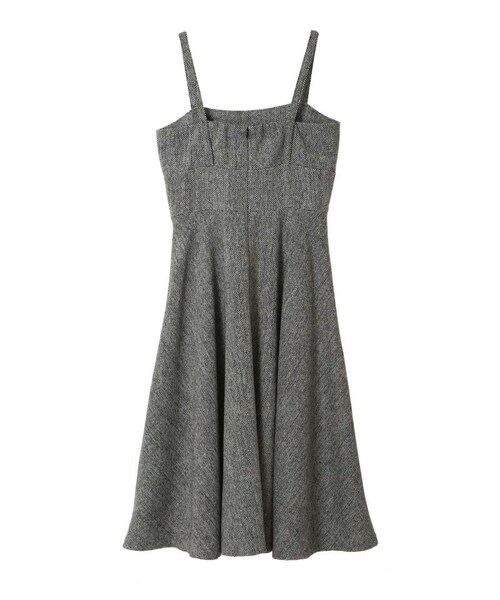 31 Sons de mode（トランテアン　ソン　ドゥ　モード）の「ネップツイードジャンスカ《予約アイテム》（ワンピース/ドレス・レディース・ブラック/ブラウン・36/38）」の15枚目の写真