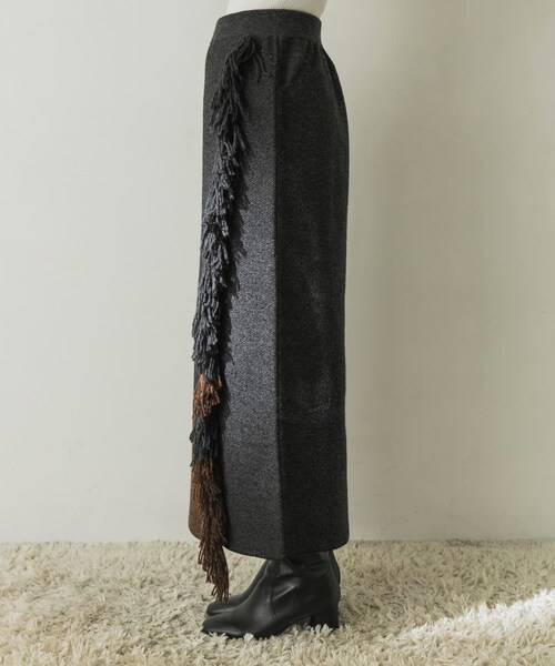 ADAWAS(アダワズ)の「ADAWAS FRINGED SKIRT(その他・レディース・CHARCOAL・FREE)」の8枚目の写真