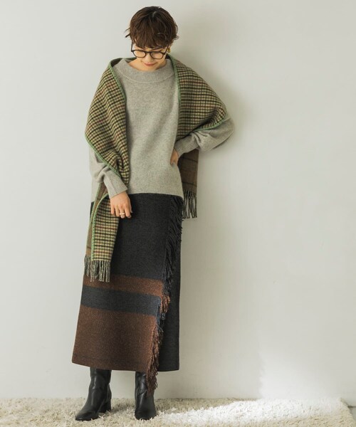 ADAWAS(アダワズ)の「ADAWAS FRINGED SKIRT(その他・レディース・CHARCOAL・FREE)」の6枚目の写真