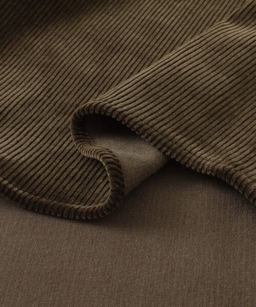 AURALEE(オーラリー)の「AURALEE WASHED SHANKAR CORDUROY SHIRTS(その他・レディース・LIGHTPINK/DARKBROWN・1)」の9枚目の写真