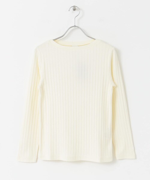 URBAN RESEARCH DOORS(アーバンリサーチドアーズ)の「針抜き長袖カットソー(その他・レディース・OFF/GREGE/BORDER/BLACK・one)」の1枚目の写真