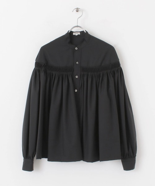 Scye（サイ）の「Scye Washable Wool Tropical Blouse（その他・レディース・Camel/Black・38）」の2枚目の写真