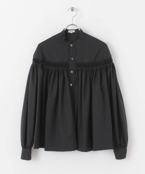 Scye（サイ）の「Scye Washable Wool Tropical Blouse（その他・レディース・Camel/Black・38）」の4枚目の写真