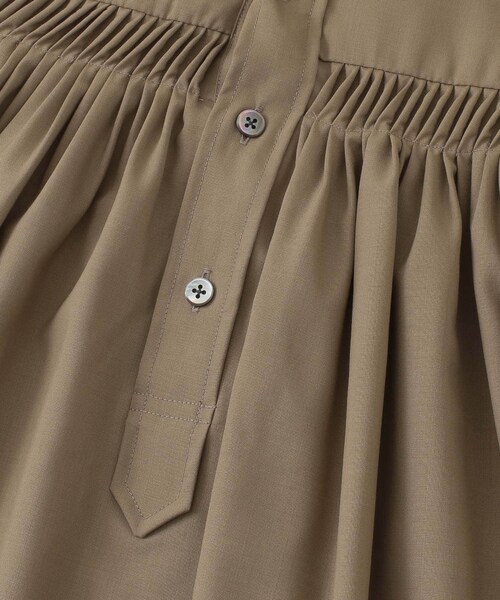 Scye（サイ）の「Scye Washable Wool Tropical Blouse（その他・レディース・Camel/Black・38）」の9枚目の写真