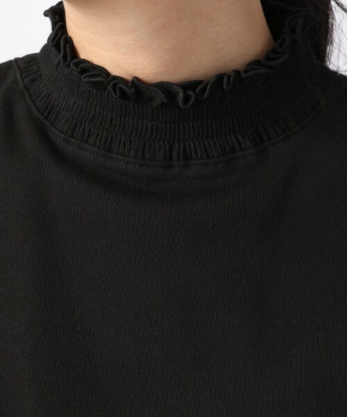 LOWRYS FARM(ローリーズファーム)の「ネックシャーリングプルオーバー(トップス・オフ/ブラック/グレー・F)」の12枚目の写真