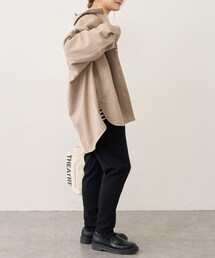 PUAL CE CIN | 【Du noir】起毛BIGシャツ(シャツ/ブラウス)