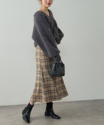 natural couture | 配色パイピングスカート(スカート)