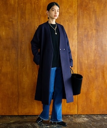 Loungedress ラウンジドレス ウールリバージレコート LOUNGEDRESS（ラウンジドレス）の「ジレコート（その他アウター