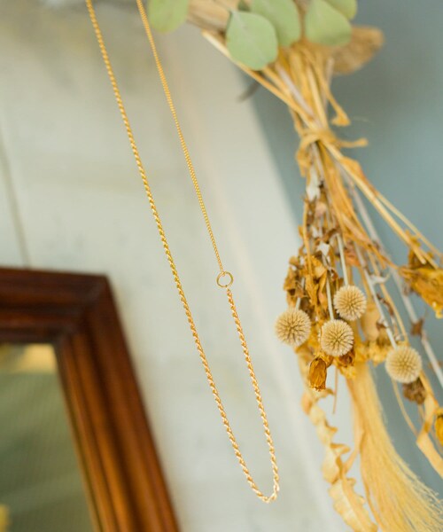 prose verse(プロズヴェール)の「チェーン切り替えロングネックレス(ネックレス・レディース・ゴールド/シルバー・FREE)」の1枚目の写真