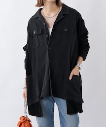 CIAOPANIC TYPY | 【etsinta/エシンタ】コーディロイ切替BIGジャケット(ブルゾン)