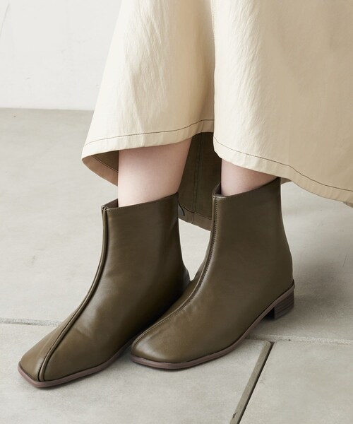 CIAOPANIC TYPY（チャオパニックティピー）の「センターラインブーツ（ブーティ・レディース・カーキ/ブラウン/ブラック・36/37/38）」の2枚目の写真