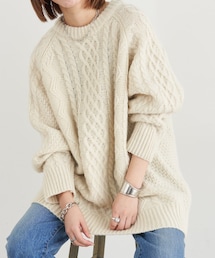 CIAOPANIC TYPY | アラン編オーバーサイズニット(ニット/セーター)