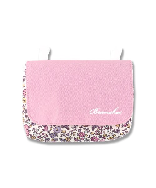 BRANSHES（ブランシェス）の「移動ポケット（ハンドバッグ・キッズ・ネイビーブルー/ラベンダー/グリーン/ピンク・フリー）」の4枚目の写真
