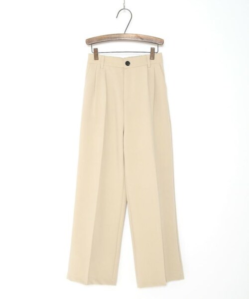 Crisp yours（クリスプユアーズ）の「2タックセンタープレスパンツ[y2k240b]（その他パンツ・レディース・ベージュ/ブラウン/グレー・FREE）」の6枚目の写真