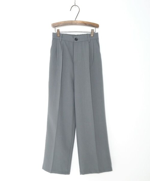 Crisp yours（クリスプユアーズ）の「2タックセンタープレスパンツ[y2k240b]（その他パンツ・レディース・ベージュ/ブラウン/グレー・FREE）」の4枚目の写真