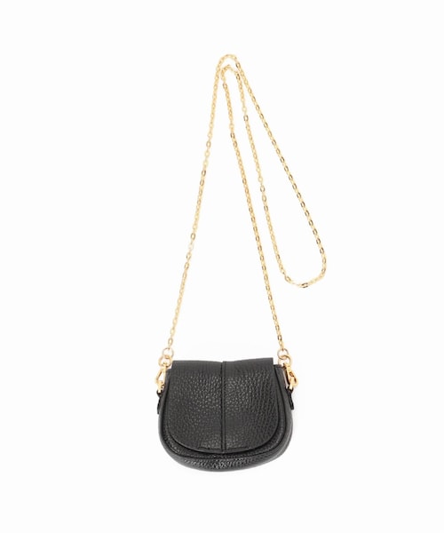 【美品】  Spick and Span / スピックアンドスパン | 【 GIANNI CHIARINI / ジャンニ キアリーニ 】MICRO HELENA / レザー チェーンショルダー ポシェット ミニ バッグ | FROZEN BLUE | レディース Spick & Span - 【美品】 Spick and Span / スピックアンドスパン