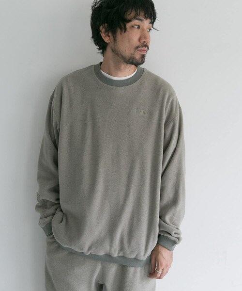 WOOLRICH(ウールリッチ)の「【別注】WOOLRICH×DOORS POLARTEC FLEECE CREW(その他・メンズ・OLIVE/CHARCOAL/BLACK・M/L)」の6枚目の写真