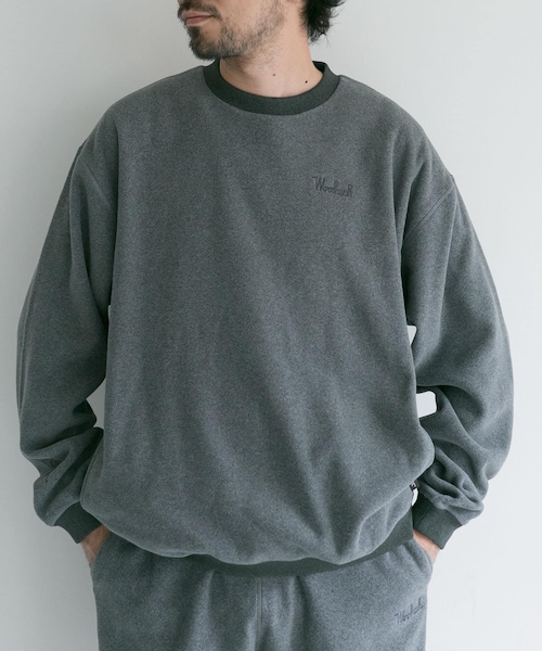 WOOLRICH(ウールリッチ)の「【別注】WOOLRICH×DOORS POLARTEC FLEECE CREW(その他・メンズ・OLIVE/CHARCOAL/BLACK・M/L)」の3枚目の写真