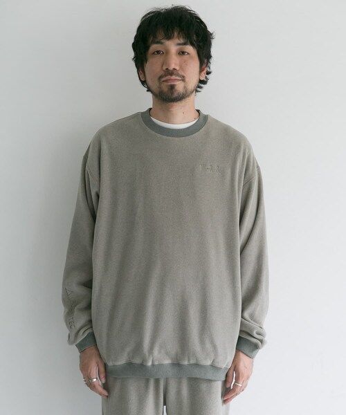 WOOLRICH(ウールリッチ)の「【別注】WOOLRICH×DOORS POLARTEC FLEECE CREW(その他・メンズ・OLIVE/CHARCOAL/BLACK・M/L)」の9枚目の写真