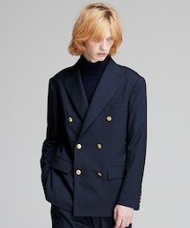 NOISE MAKER | ストライプダブルブレストジャケット(その他アウター)