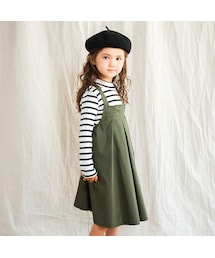 BRANSHES | 胸元タックジャンパースカート(ジャンパースカート)