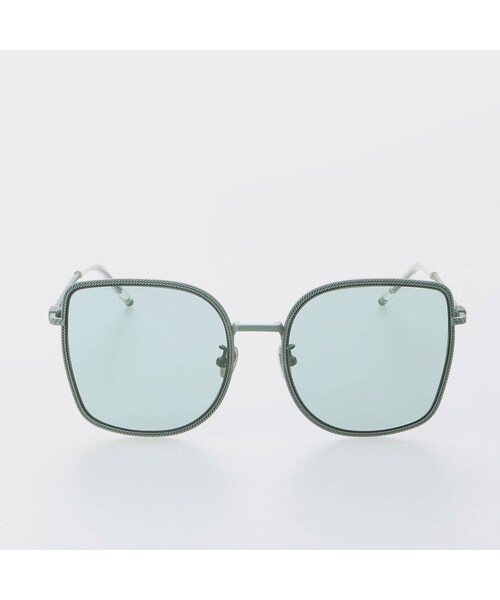 ジオメトリック バタフライサングラス / Geometric Butterfly Sunglasses （Green）