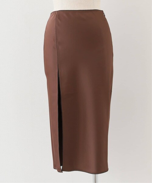 EDIT. FOR LULU（エディットフォールル）の「【Anna October(アンナ オクトーバー)】ミディ スカート（その他・ブラウン/XS）」の2枚目の写真