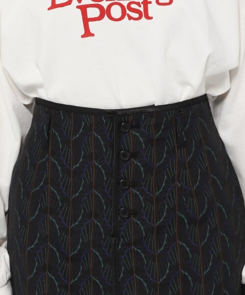 PAGEBOY（ページボーイ）の「ウイングジャガードタイトスカート（スカート・ブラック/ディープグリーン・S/M）」の13枚目の写真